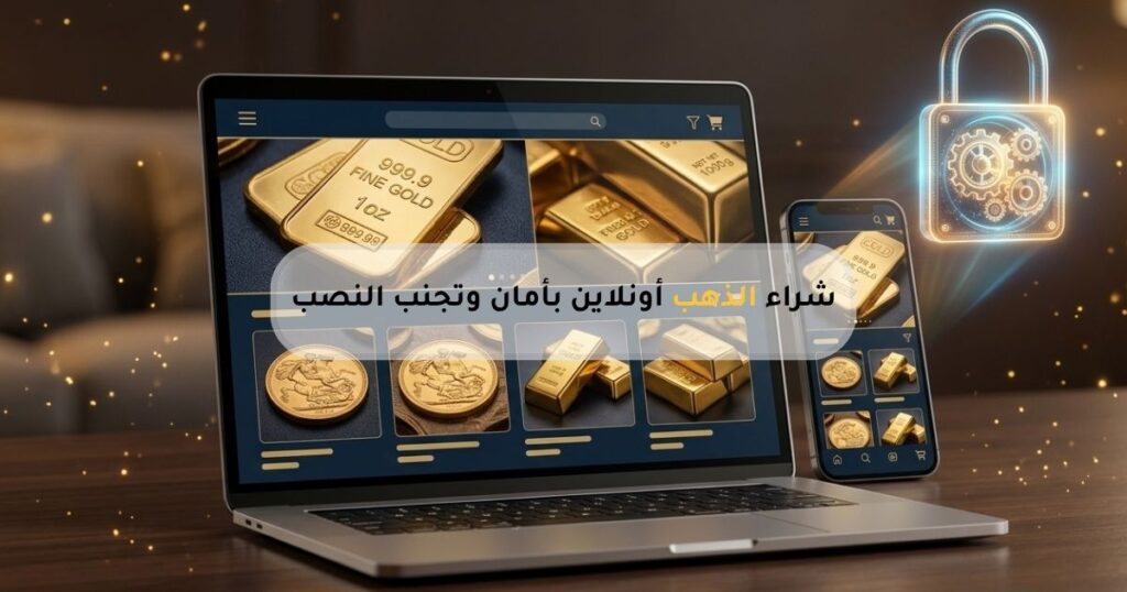 شراء الذهب أونلاين بأمان وتجنب النصب