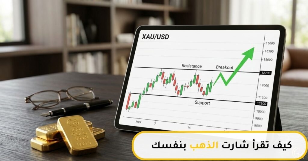كيفية قراءة شارت الذهب وتوقع أسعار الذهب بنفسك